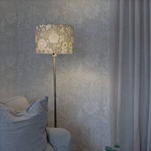 PR Home Lampa stojąca Amy, zielony, salon / jadalnia, tkanina / materiał / jedwab