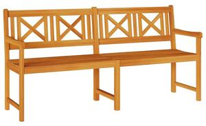 Ławka ogrodowa brązowy 180 x 56 x 90 cm lite drewno akacji