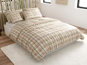 Pościel z mikropluszu PLAID kremowa Rozmiar pościeli: 2 szt 70 x 90 cm | 200 x 220 cm