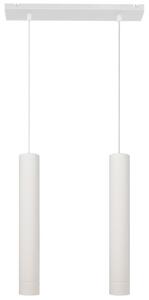 Helam LED Żyrandol na lince TUBA 2xGU10/6,5W/230V białe HE1288