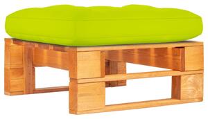 Ogrodowy stołek z palet, impregnowane na brązowo drewno sosnowe