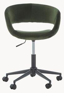 Krzesło obrotowe z aksamitu Grace