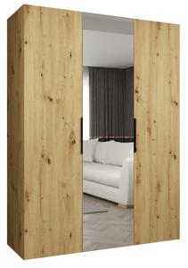 Szafa uchylna otwierana Marbella 2 150 wys. 202 cm artisan + u. czarny