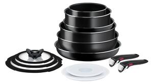 Zestaw garnków aluminiowych 13 szt. INGENIO EASY COOK & CLEAN BLACK L1549023 – Tefal