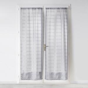 Szare firanki z woalu zestaw 2 szt. 70x200 cm Candide – douceur d'intérieur