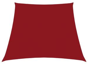 Trapezowy żagiel ogrodowy, tkanina Oxford, 3/4x3 m, czerwony