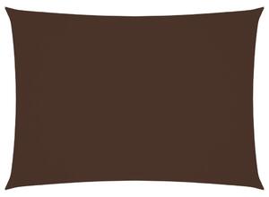 Prostokątny żagiel ogrodowy z tkaniny Oxford, 2x4 m, brązowy