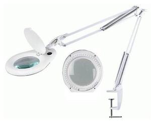 HADEX LED Lampka stołowa z lupą i klipsem LED/15W/230V HD0440