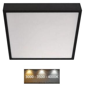 EMOS LED Plafon LED/28,5W/230V 3000/3500/4000K 30x30 cm czarny EMS970