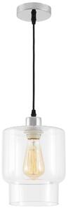 NOWOCZESNA LAMPA WISZĄCA CHROMOWANA MORO 1C