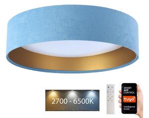 BPS Koncept LED Plafon SMART GALAXY LED/36W/230V Wi-Fi Tuya niebieski/złoty + pilot BS0524