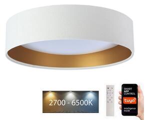 BPS Koncept LED Plafon SMART GALAXY LED/24W/230V Wi-Fi Tuya biały/złoty+ pilot BS0509
