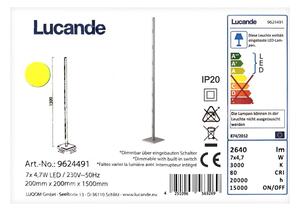 Lucande Lucande - LED Ściemnialna lampa podłogowa MARGEAU 7xLED/4,7W/230V LW0099