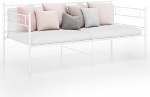Rama sofy, biała, metalowa, 90x200 cm