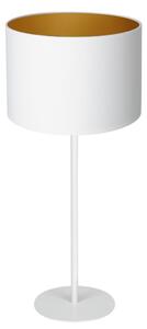 Luminex Lampa stołowa ARDEN 1xE27/60W/230V śr. 25 cm biały/złoty LU3452