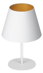 Luminex Lampa stołowa ARDEN 1xE27/60W/230V śr. 20 cm biały/złoty LU3457