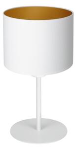 Luminex Lampa stołowa ARDEN 1xE27/60W/230V śr. 18 cm biały/złoty LU3451