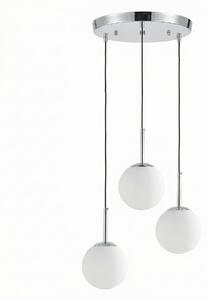 NOWOCZESNA POTRÓJNA LAMPA CHROMOWANA FREDICA W3