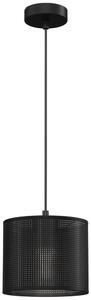 Luminex Żyrandol na lince LOFT SHADE 1xE27/60W/230V śr. 18 cm czarny LU5236
