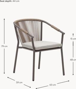 Ogrodowe krzesło z plecionki Jay