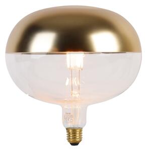 Lampa wisząca złota 3-punktowa ze złotym lustrem, ściemnialna - Cava Luxe Oswietlenie wewnetrzne