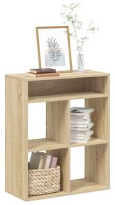 Regał na książki dąb sonoma 80x35x76 cm materiał drewnopochodny