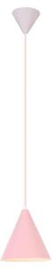 Candellux Żyrandol na lince VOSS 1xE27/40W/230V różowy/biały CA0725
