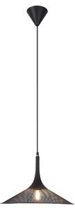 Candellux Żyrandol na lince KIRUNA 1xE27/40W/230V śr. 36 cm czarny CA0700