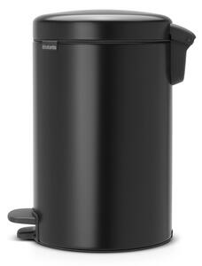 Stalowy kosz na śmieci z pedałem w kolorze matowej czerni 12 l NewIcon – Brabantia