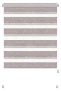 Szarobrązowa roleta dzień i noc 42,5x150 cm Zebra Silvalin – Gardinia