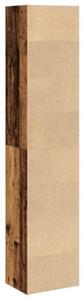 Regał na książki, stare drewno, 40x30x189 cm