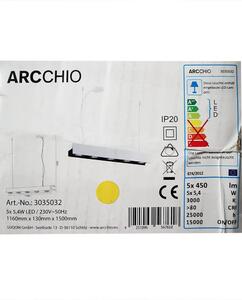 Arcchio Arcchio - LED Żyrandol ściemnialny na lince OLINKA 5xLED/5,4W/230V LW0150