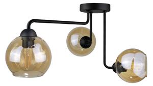Keter Lighting Żyrandol natynkowy MONDE BLACK 3xE27/60W/230V KE0013