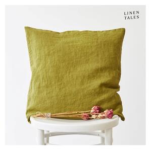 Lniana poszewka na poduszkę 45x45 cm Moss Green – Linen Tales