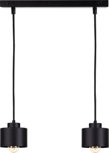 Keter Lighting Żyrandol na lince SIMPLY BLACK 2xE27/60W/230V KE0070