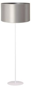 Duolla Duolla - Lampa podłogowa CANNES 1xE27/15W/230V 45 cm srebrny/biały DU602921