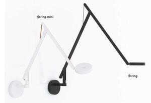 Rotaliana - String W2 Mini Lampa Ścienna DTW Matt Black/Black Rotaliana