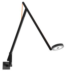 Rotaliana - String W1 Lampa Ścienna DTW Matt Black/Orange Rotaliana