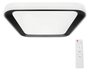 Milagro LED Ściemnialny plafon QUADRO LED/38W/230V 3000-6000K biały/czarny + pilot MI2004