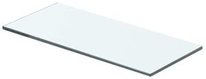 Półki, 2 szt., panel z przezroczystego szkła, 40 x 12 cm