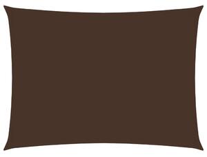Prostokątny żagiel ogrodowy, tkanina Oxford, 5x6 m, brązowy