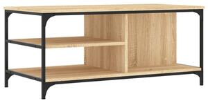 Stolik kawowy, dÄ b sonoma 100x50x45 cm, materiaÅ drewnopochodny