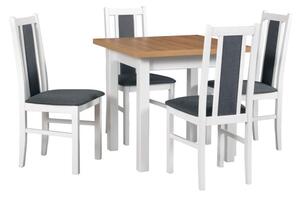 MebleMWM Zestaw stół i 6 krzeseł drewnianych MAX 8 + BOS 14