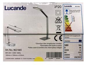 Lucande Lucande - LED Ściemnialna dotykowa lampa stolowa MION LED/8W/230V LW0390