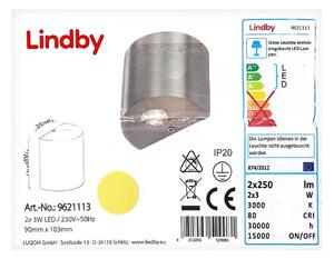 Lindby Lindby - LED Kinkiet LAREEN 2xLED/3W/230V LW0274