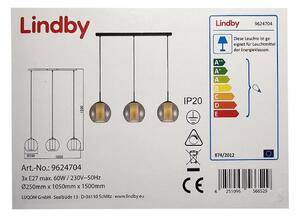 Lindby Lindby - Żyrandol na lince YELA 3xE27/60W/230V LW0611