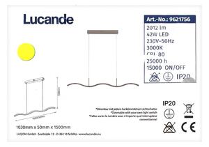 Lucande Lucande - LED Żyrandol ściemnialny na lince BRAMA LED/42W/230V LW0682