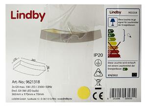 Lindby Lindby - LED Kinkiet TIARA 2xG9/3W/230V LW0885