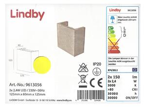 Lindby Lindby - LED Kinkiet YVA 2xLED/2,4W/230V LW0946
