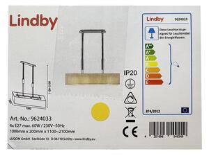 Lindby Lindby - Żyrandol na lince MARIAT 4xE27/60W/230V LW0889